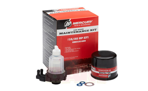 Quicksilver Mercury 8M0151469 Service Kit voor 15-20 PK – 100 Uur Onderhoud