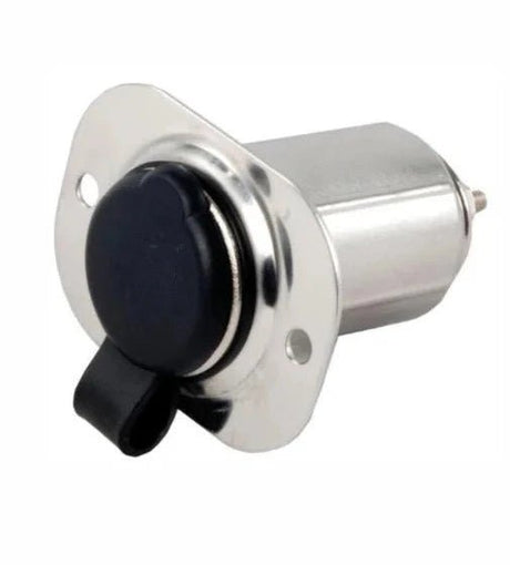 12 volt stopcontact voor boot RVS - Bateau Bootservice