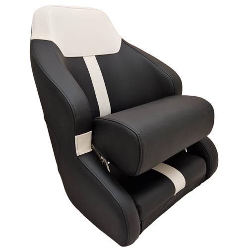 Hollex Steuerstuhl New Moon schwarz/weiß Mengenrabatt