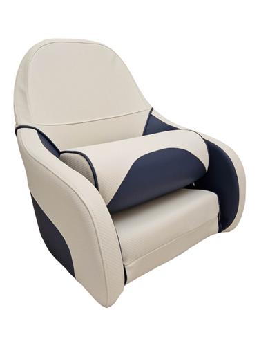 Hollex Steuerstuhl Classic Moon weiß/navy Mengenrabatt