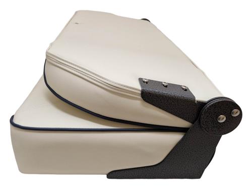 Hollex stuurbank Twin Star crème/navy