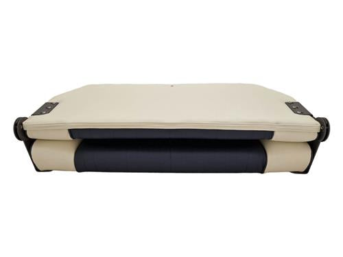 Hollex stuurbank Twin Star crème/navy