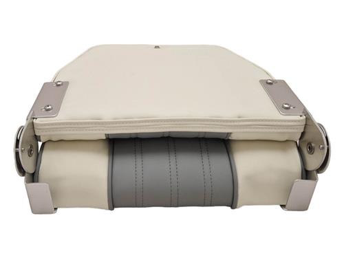 Hollex stoelkuip Silver Star crème/grijs-bies staffelkorting