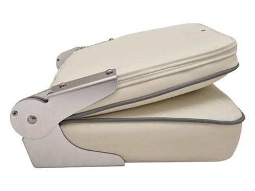 Hollex stoelkuip Silver Star crème/grijs-bies staffelkorting