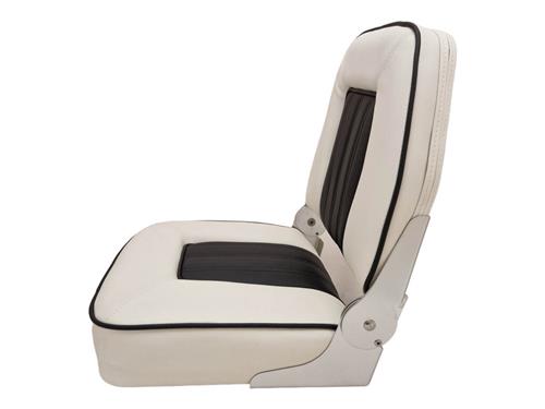 Hollex Stuhlschale Black Star weiß/schwarzer Keder Mengenrabatt