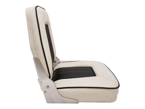 Hollex Stuhlschale Black Star weiß/schwarzer Keder Mengenrabatt