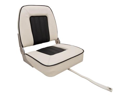 Hollex Stuhlschale Black Star weiß/schwarzer Keder Mengenrabatt