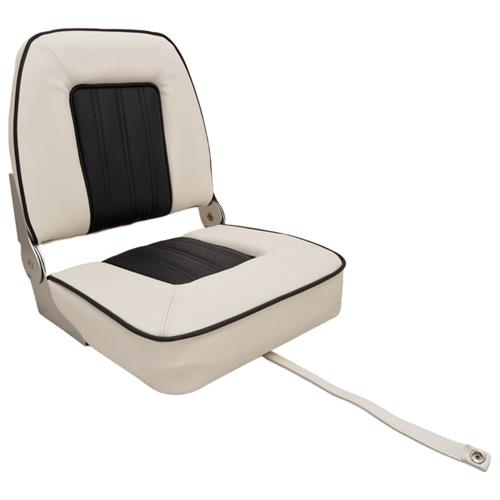 Hollex Stuhlschale Black Star weiß/schwarzer Keder Mengenrabatt