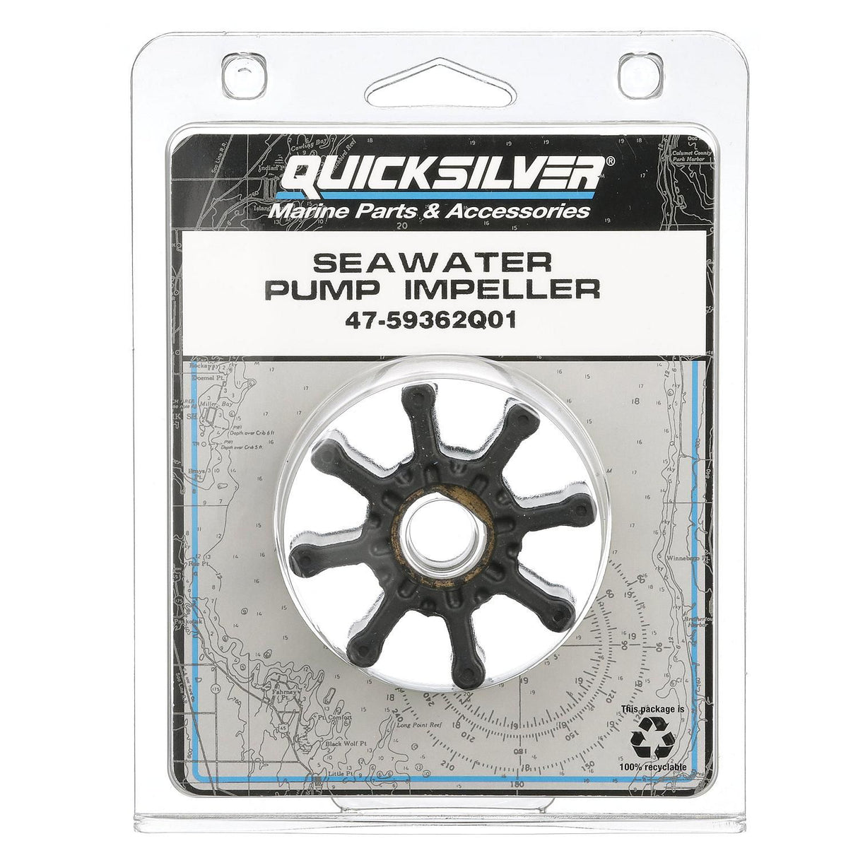 Quicksilver 59362Q01 Impeller voor Mercruiser Bravo motoren