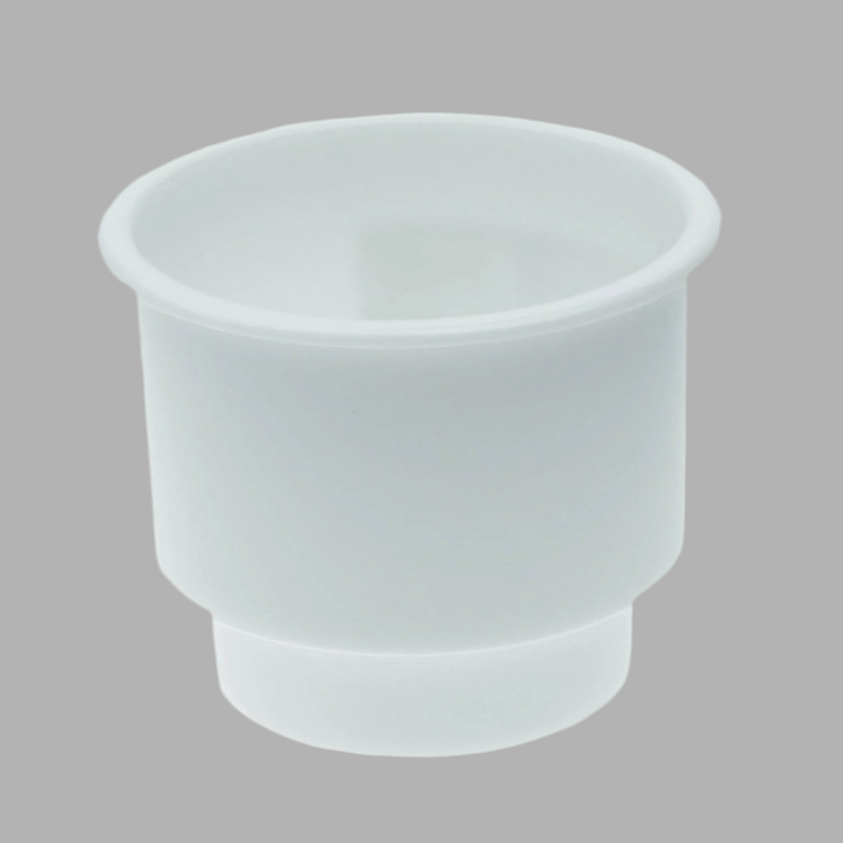 Getränkehalter für den Einbau, Kunststoff, weiß, Ø82 mm x 101 mm