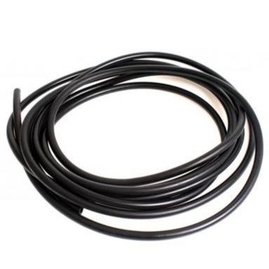 Brandstofslang 8x14 mm met textielinlage – versterkt, zwart en geschikt voor E10 brandstof, per meter