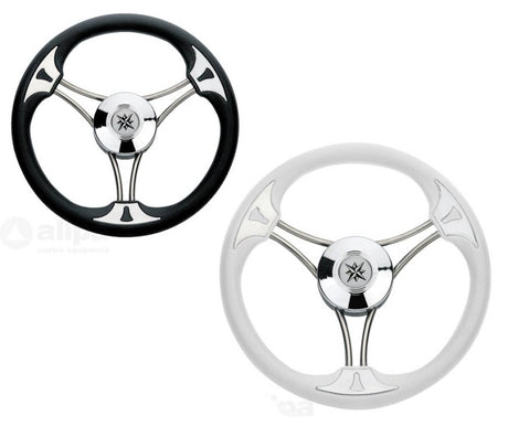 Model „23“ Stuurwiel zwart - Bateau Bootservice