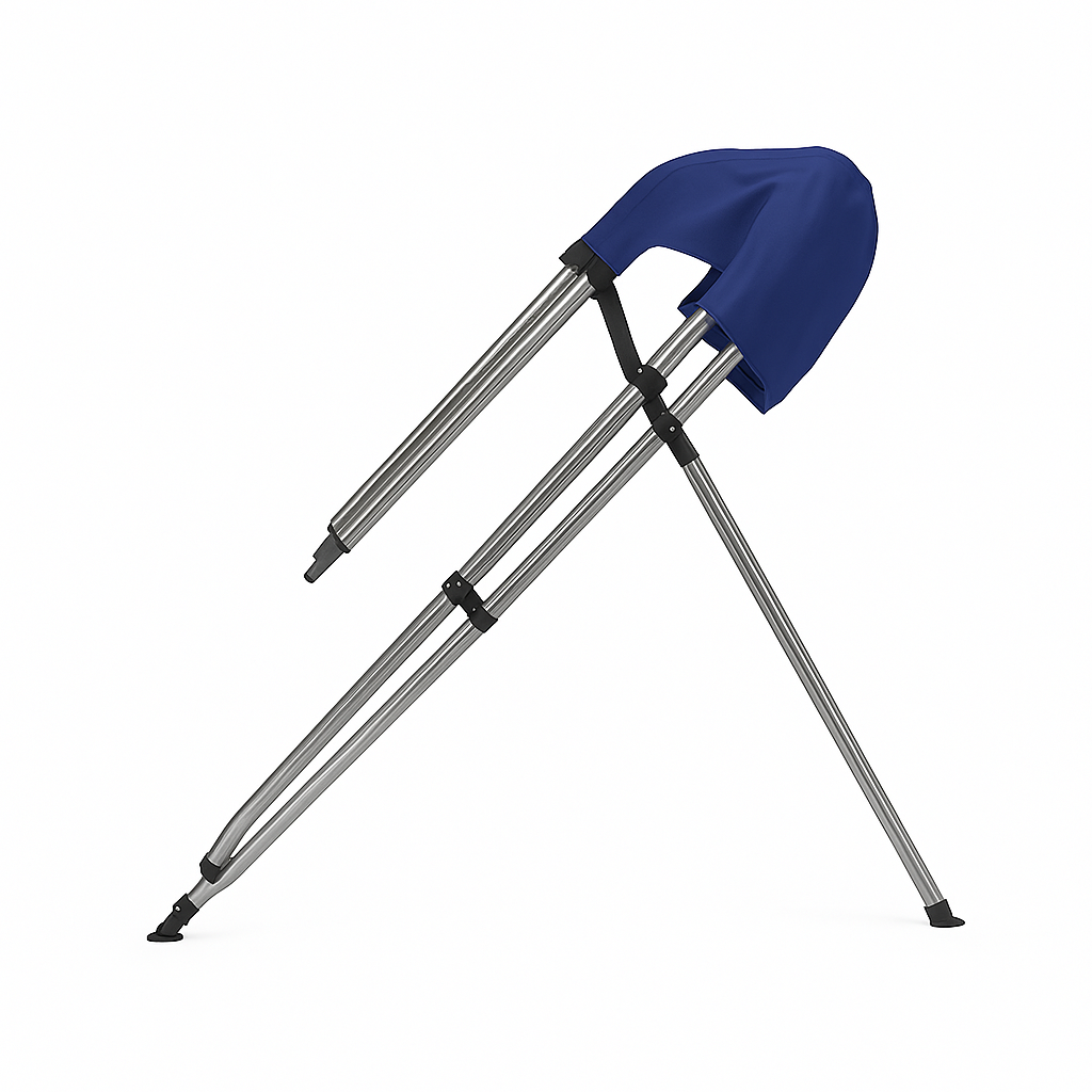 Navishade aluminium biminitop 3 boogs Hoogte 91 cm