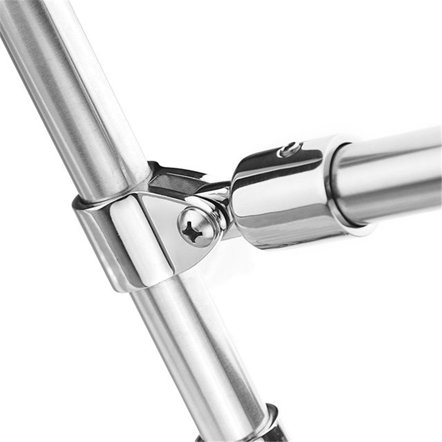 RVS Beige Taupe biminitop 25 mm buis - Bateau Bootservice