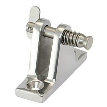 Draaibaar dekbeslag buisskap biminitop 90° AISI316 met klapneusbout