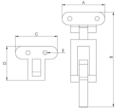 Hollex-Schlosshub 111 mm