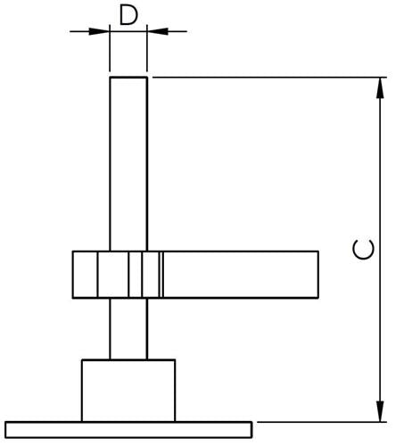 Hollex Lukengriff abschließbar 66x80mm