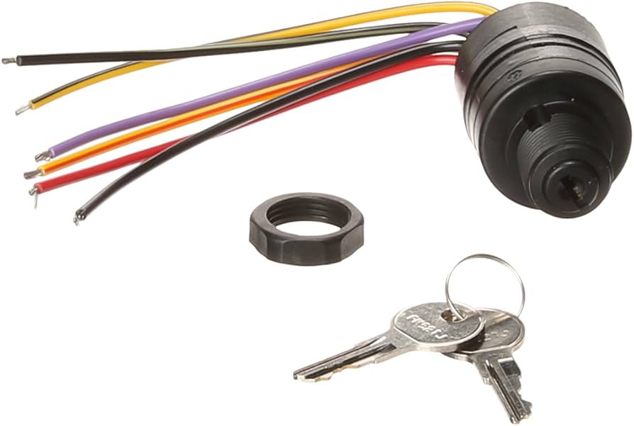 Sierra Polyester Ignition Switch – 3-Position Off-Run-Start (Continuous), MP41070