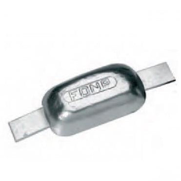 Hollex magnesium las anode 300 mm voor corrosiebescherming in zoet water, lasbaar aan de huid of het roer.