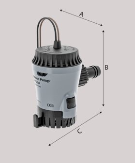Johnson Cartridge kleine Bilgepomp 500GHP 12V - Bateau Bootservice