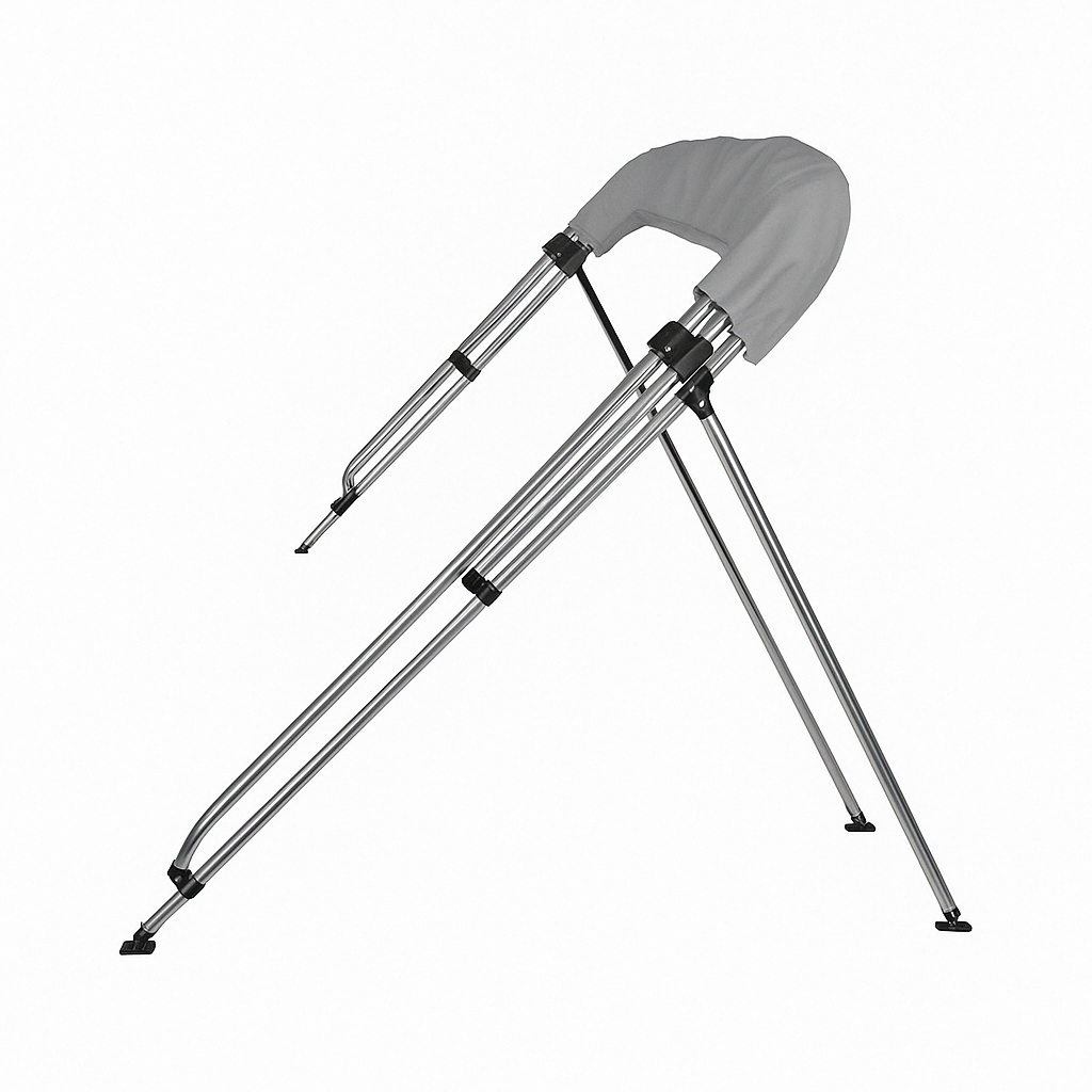 Navishade aluminium biminitop 3 boogs Hoogte 91 cm