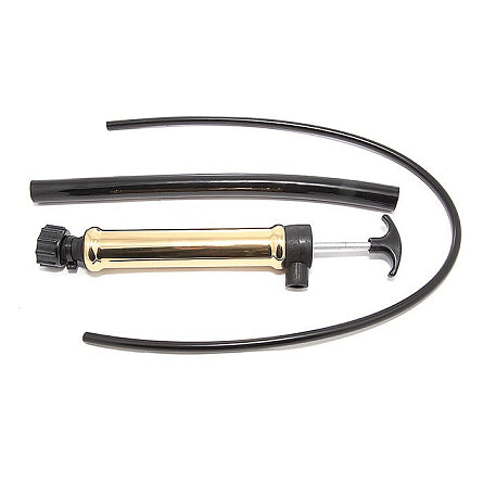 Easterner handoliepomp C11588 met messing pomphuis, handgreep en twee olieslangen voor handmatig olie afzuigen