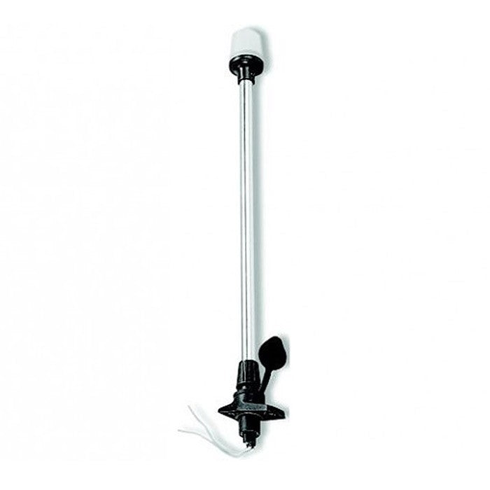 Ronde bootlamp op standaard Easterner C14025-40" wit – 12V 10W, 360° zichtbaarheid, hoogte 1000 mm.
