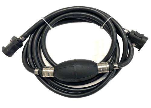 Hollex brandstofslang 1/4" met knijpbalg Yamaha complete set