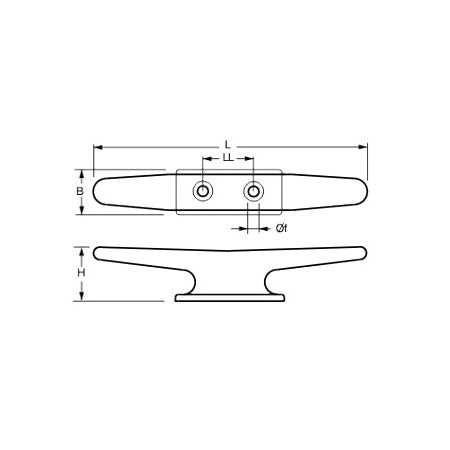 Klamp Kikker boot Roestvrij Staal AISI316 100mm - Bateau Bootservice