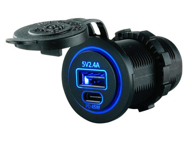 USB Socket single or double