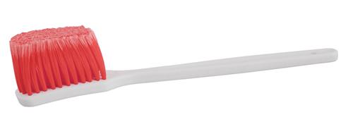 Sjippie Smalborstel Rood Krimp, zuurbestendige borstel voor grondige reiniging van moeilijk bereikbare plekken.