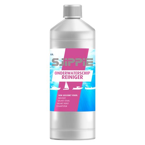 Sjippie Onderwaterschip Reiniger 1L, effectief tegen kalkaanslag en gele aanslag op het onderwaterschip en boeglijn.