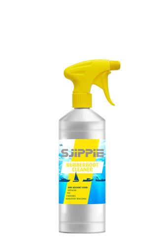 Sjippie Rubberboot Reiniger 1L, effectieve reiniger voor rubberboten, PVC en Hypalon, verwijdert zwarte strepen en herstelt verweerde delen.