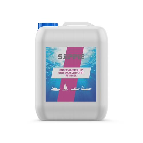 Sjippie Onderwaterschip Reiniger 10L, effectief tegen kalkaanslag en gele aanslag op het onderwaterschip en boeglijn.