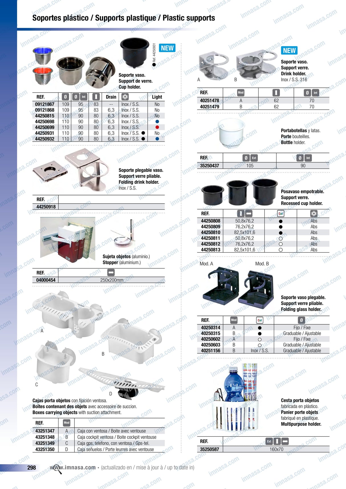 Versenkbarer Getränkehalter Kunststoff – schwarz Ø76 mm x 82 mm