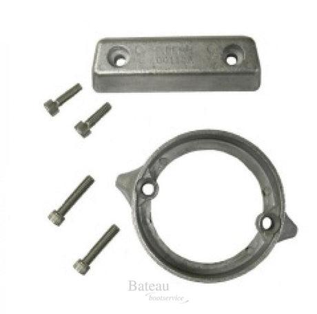 ALUMINIUM ANODE KIT NAVALLOY, VOLVO 290 DUAL PROP