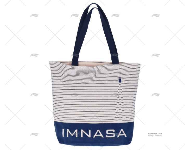 IMNASA strandtas van gerecycled katoen – 48 x 40 x 15 cm