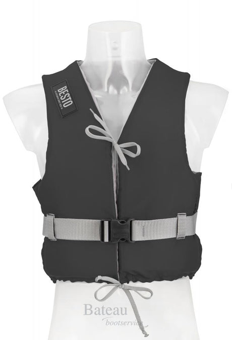 Besto Dinghy 50N skivest zwemvest zwart - Bateau Bootservice