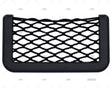 Zwarte objecthouder van 150 x 80 mm met elastisch net voor kleine spullen aan boord (ref. 04000524)