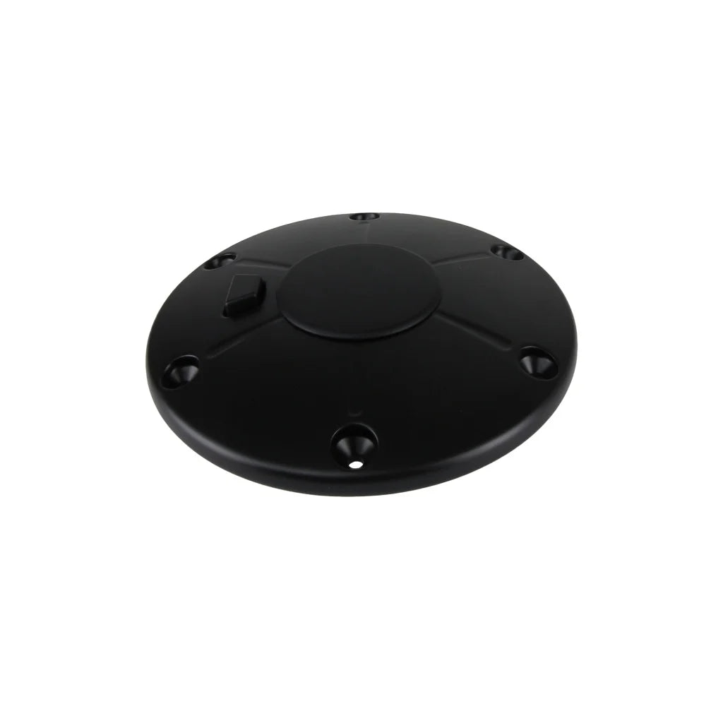 Zypressen-Tischbein – Schwarz pulverbeschichtetes Aluminium – 68 cm