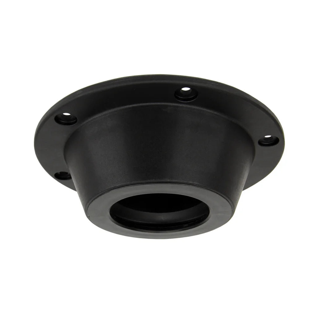 Zypressen-Tischbein – Schwarz pulverbeschichtetes Aluminium – 68 cm