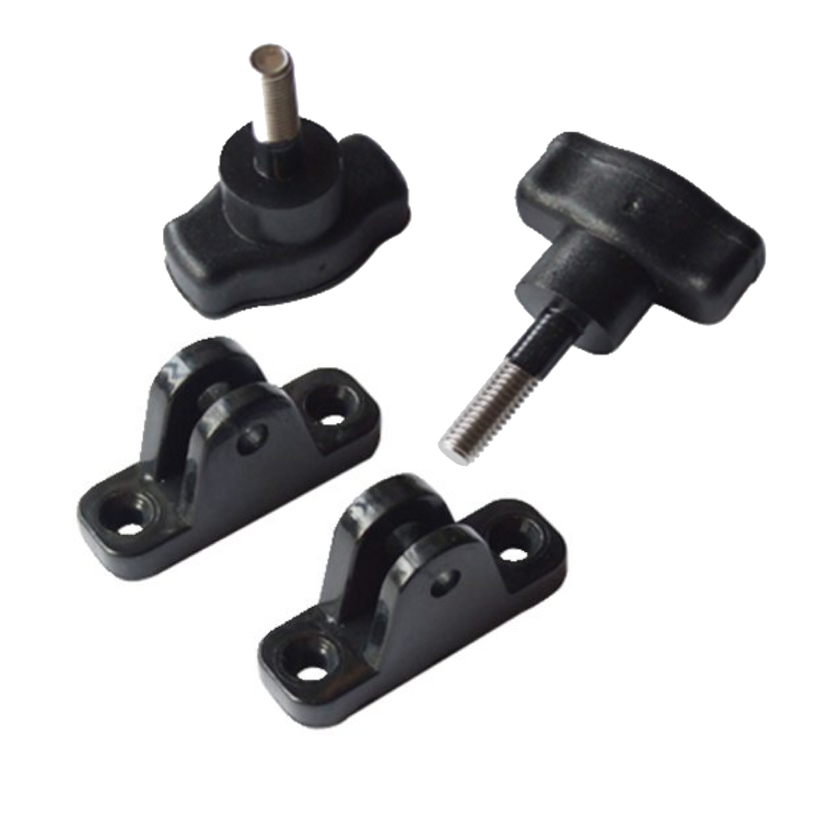 Anthrazitgraues 4-Bogen-Biminitop – 244 cm lang – Navishade