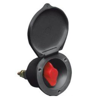 Hauptschalter Unterputz schwarz 12V 280 Ampere