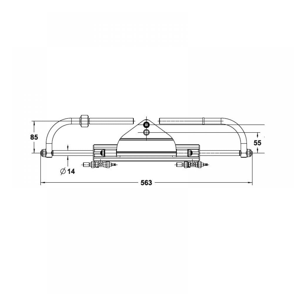 Lecomble & Schmitt hydraulische besturing LS125PRO incl. 10mtr leiding - Bateau Bootservice