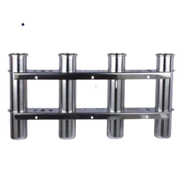 Stainless steel rod holder 4 tubes