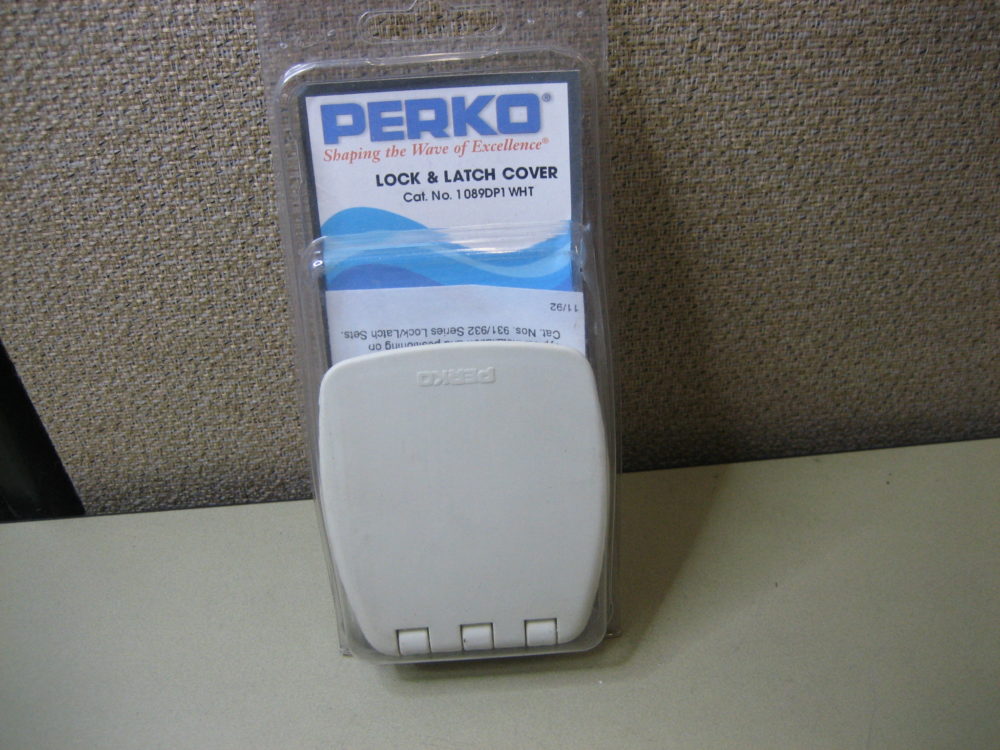 Perko 1089DP1wht Waterproof Lock & Latch Cover
