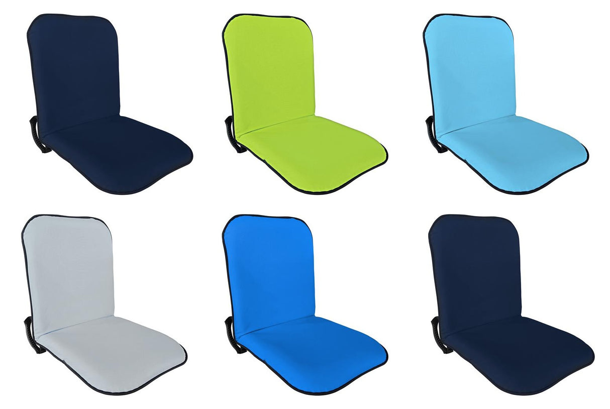 Opvouwbare Lazy Seat comfortseat met rugleuning en antislip in meerdere kleuren