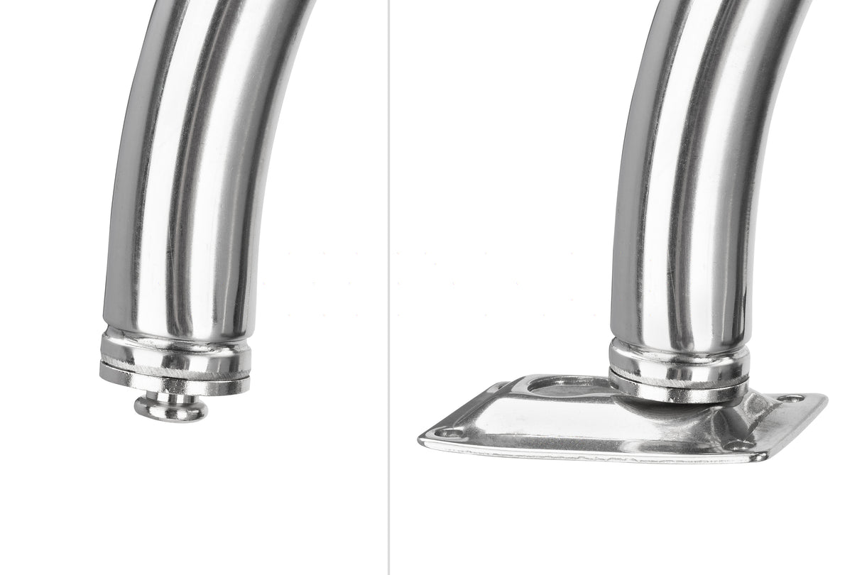 Removable stainless steel swimming ladder with 5 steps