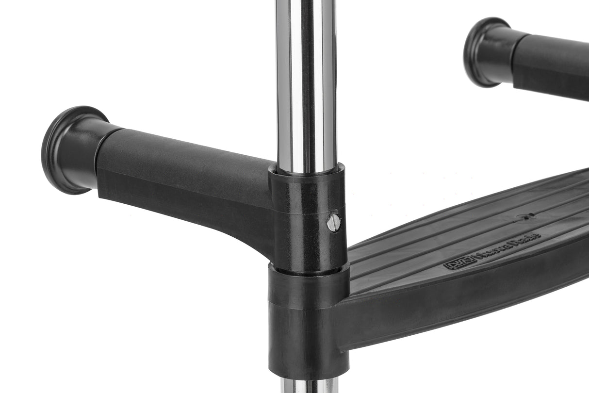 Removable stainless steel swimming ladder with 5 steps