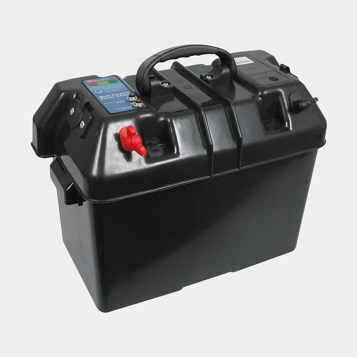 Batteriekasten mit Steckdose und Sicherung Multi Purpose Power Center, 355 x 195 x 230 mm